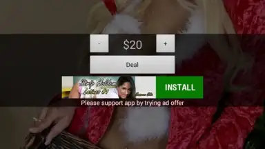 Screenshot von Sexy Strip Blackjack Christmas 3