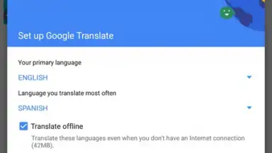 Screenshot von Google Translate 16