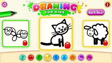 Screenshot von Drawing for Kids! Coloring Children Games Toddlers 3