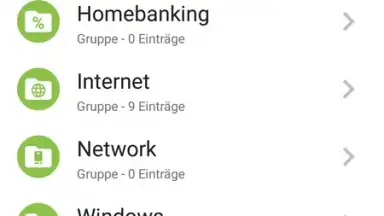 Screenshot von Keepass2Android 6
