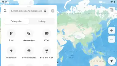 Screenshot von Yandex Maps 7