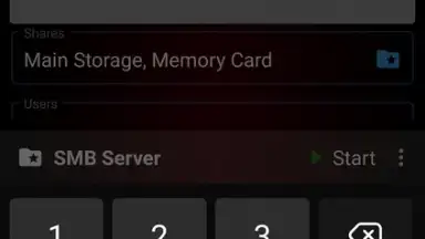 Screenshot von SMB Server (Samba) 4