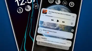 Screenshot von Lock Screen iOS 16 18
