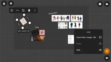 Screenshot von RefCanvas 5