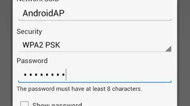 Screenshot von Portable Wi-Fi hotspot 3