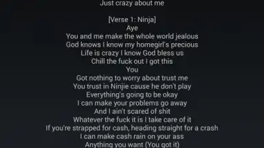 Screenshot von Lyrics Grabber 4