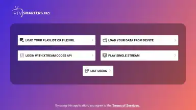 Screenshot von IPTV Smarters Pro 9