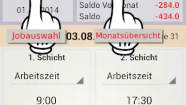 Screenshot von Arbeitszeiterfassung 6