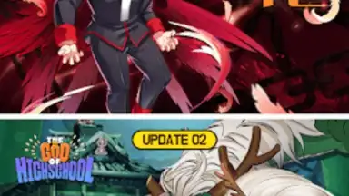 Screenshot von 갓 오브 하이스쿨 9