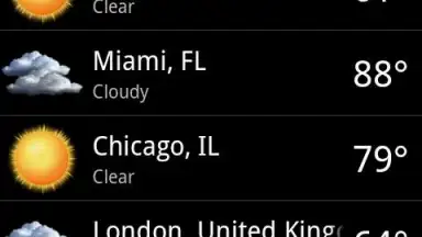 Screenshot von Palmary Weather 8