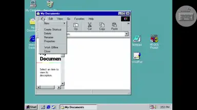 Screenshot von Win 98 Simulator 2
