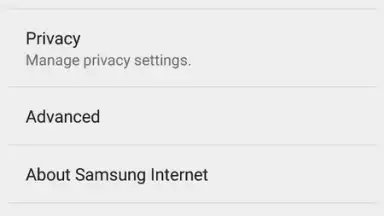 Screenshot von Samsung Internet Lite/Go 6