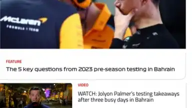 Screenshot von Official F1 ® App 1