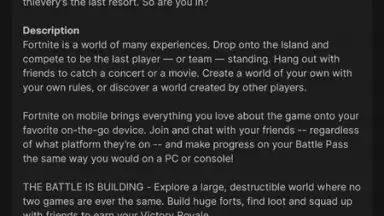 Screenshot von Epic Games 13