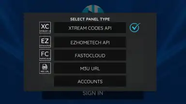 Screenshot von XCIPTV 1