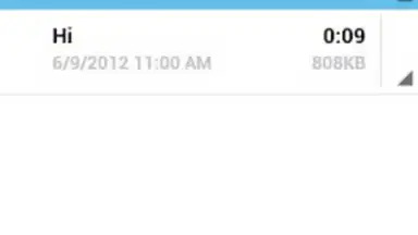 Screenshot von Audio Memos 6