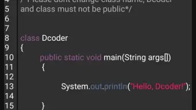 Screenshot von Dcoder 6