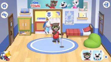 Screenshot von Talking Tom Town 2