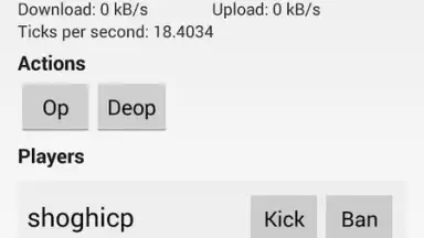 Screenshot von PocketMine-MP 4