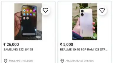 Screenshot von OLX 1