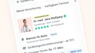 Screenshot von jameda: Ärzte finden & buchen 4