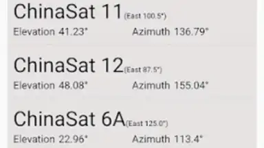 Screenshot von Satfinder: Satellite Director 7