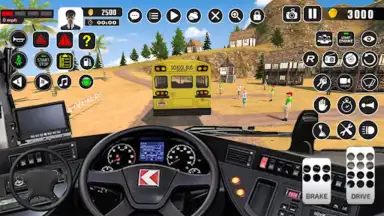Screenshot von Offroad School Bus Driver Game 7