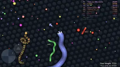 Screenshot von slither.io 14