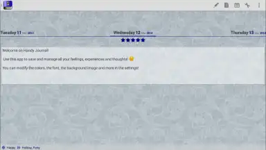 Screenshot von Handy Journal 7