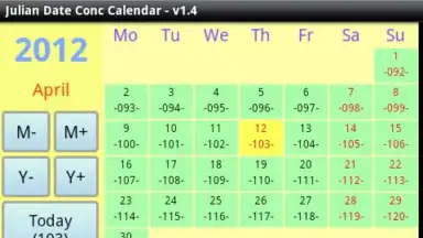 Screenshot von Julian Date Conv Calendar 2