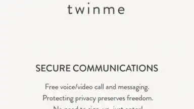 Screenshot von twinme 1