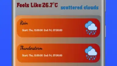Screenshot von My Weather 5