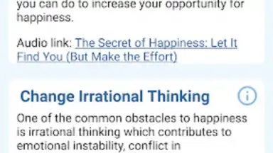 Screenshot von Cognitive Diary CBT Self-Help 4