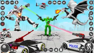 Screenshot von Dragon Robot Car Transform 2