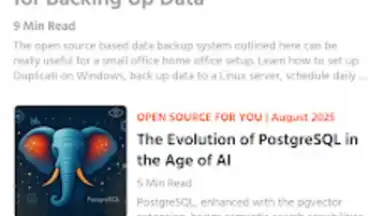 Screenshot von Open Source For You 5