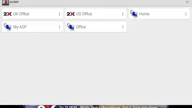 Screenshot von 2X RDP Client 3