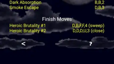 Screenshot von Mortal Kombat Moves 8