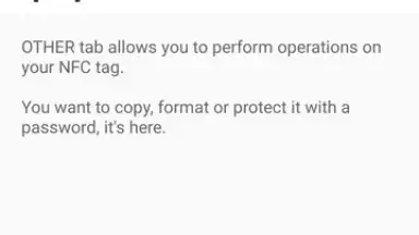 Screenshot von NFC Tools 8