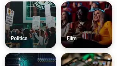 Screenshot von UpScrolled 3