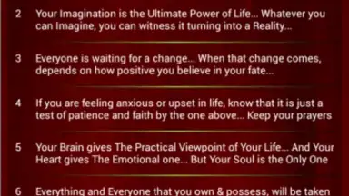 Screenshot von My Quotes For Life 3