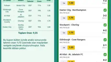 Screenshot von Score Analyze 1