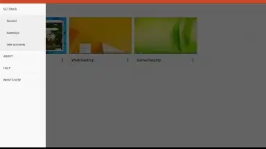 Screenshot von Microsoft Remote Desktop Beta 6