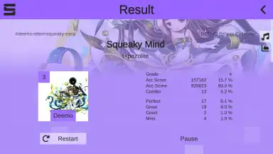 Screenshot von Sonolus 9