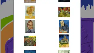 Screenshot von Vincent van Gogh Coloring Book 1