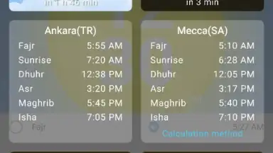 Screenshot von 1Muslim: Prayer times, Azan 6