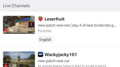 Screenshot von Twitch 1