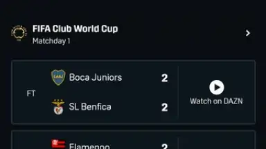 Screenshot von DAZN 6