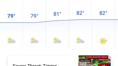 Screenshot von The Weather Channel 4