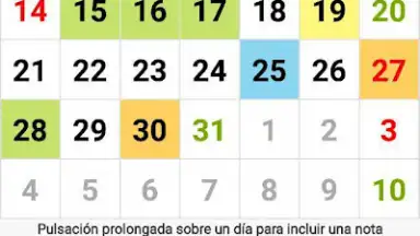Screenshot von Calendario Laboral Argentina 7