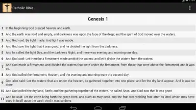 Screenshot von Catholic Bible 7